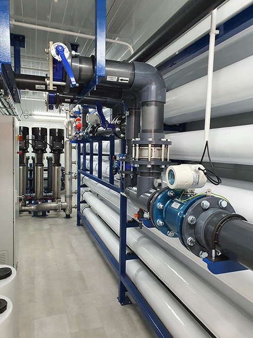 Producción de agua DEMI para generación de H2